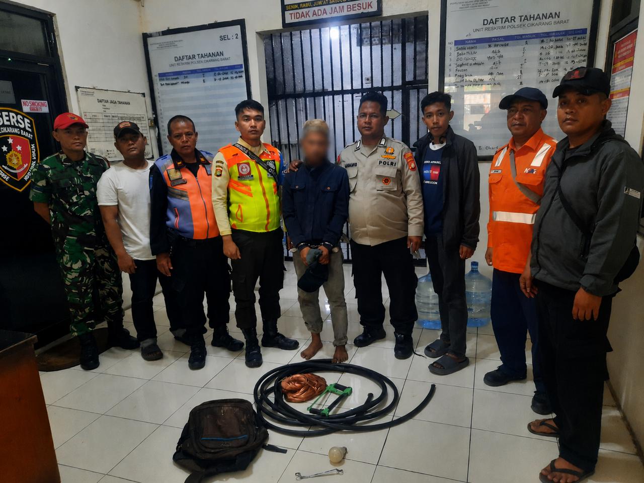 Curi Kabel Sinyal KA, Pelaku Diduga Bahayakan Jalur Perkeretaapian Cikarang-Tambun